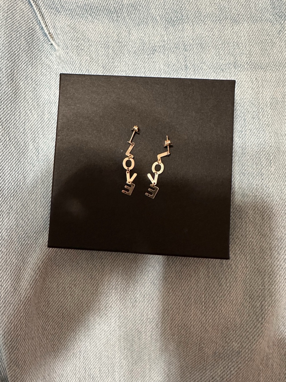 Lana 14K Gold Love Earrings